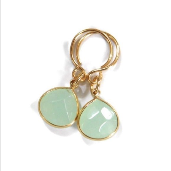 Moodtherapy Jewelry - New: Aventurine Gemstone Briolette Earrings Moodtherapy Jewelry - New: Aventurine Gemstone Briolette Earrings